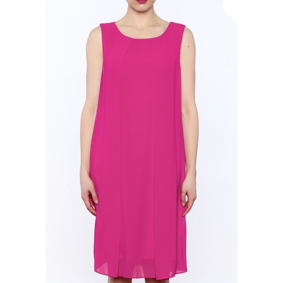 Charlie B Pink Chiffon Dress Size XL - Picture 11 of 13